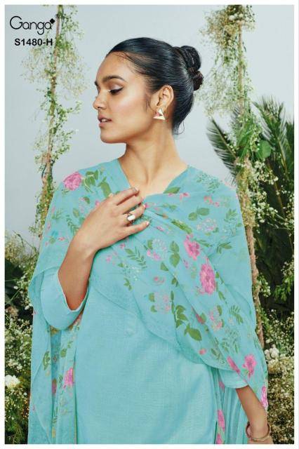 Ganga ora 1480 Dress material suppliers in Surat